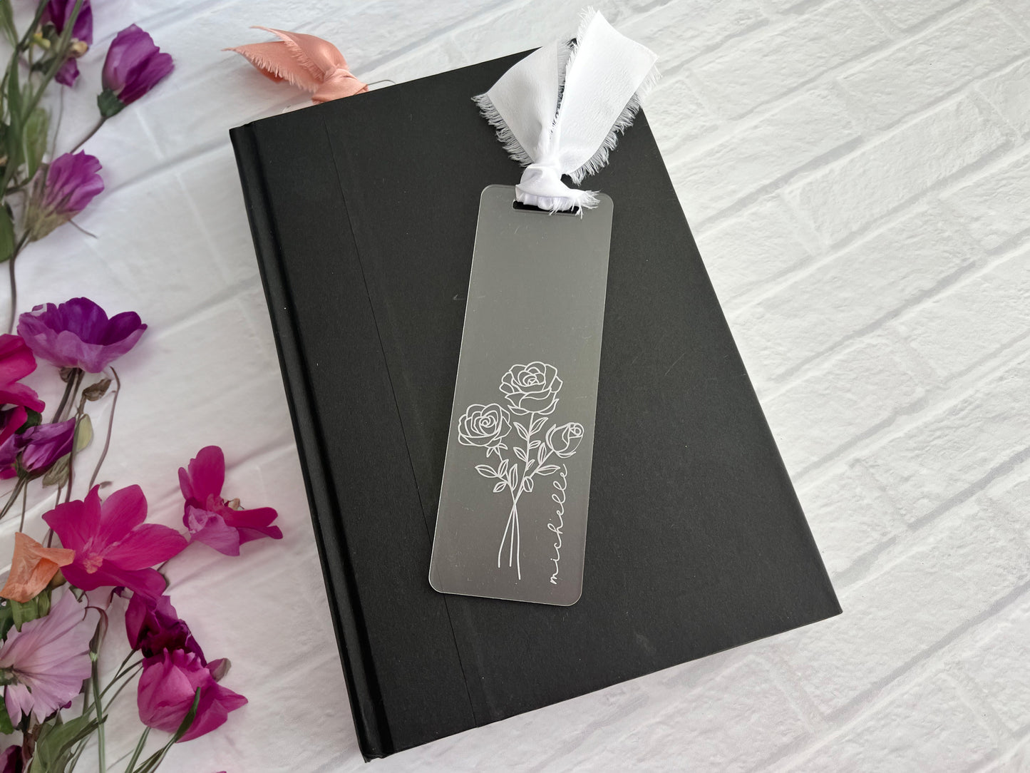 Personalized Wild Personalized Flower Birth Month Bookmark