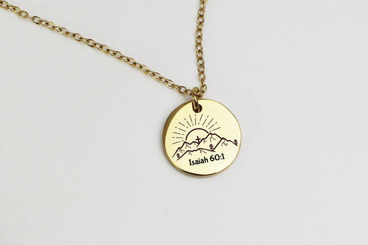 Mountain Praise | Isaiah 60:1 Necklace