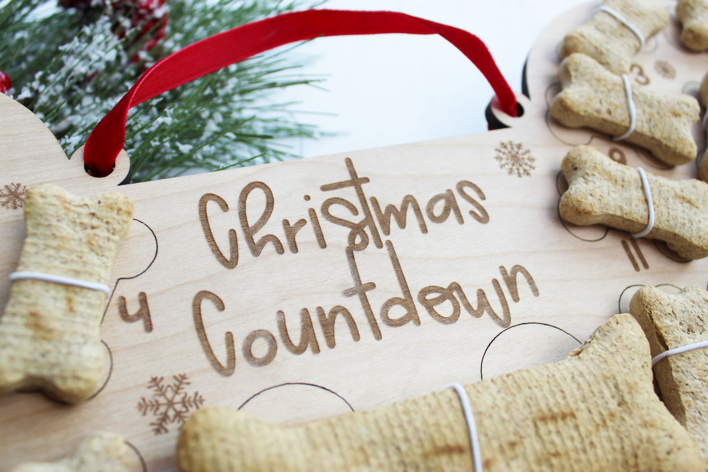 Bone Shaped Christmas Countdown