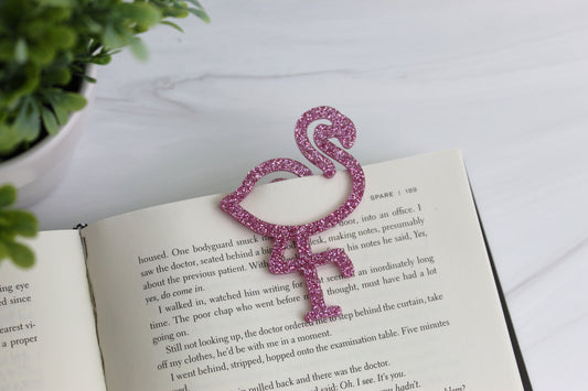 Custom Flamingo Shaped Bookmark
