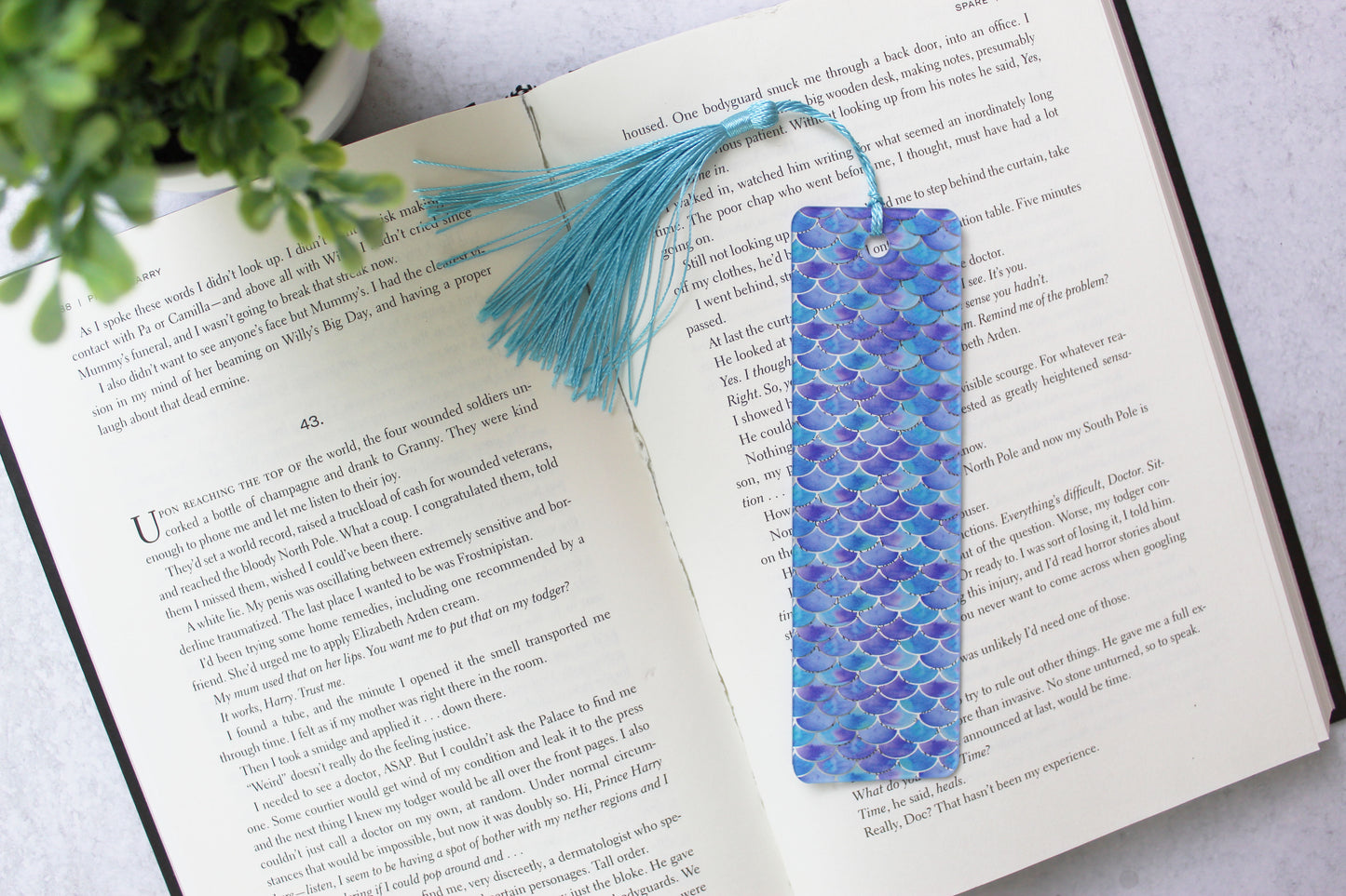 Mermaid Scales Bookmark