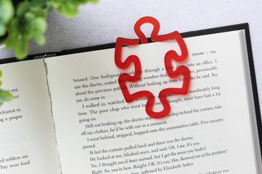 Custom Puzzle Piece Shaped Bookmark