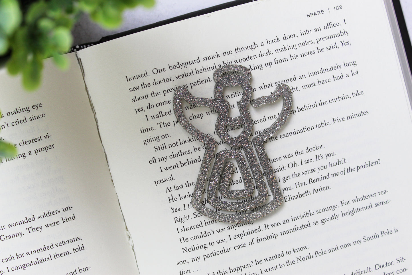 Custom Angel Shaped Bookmark