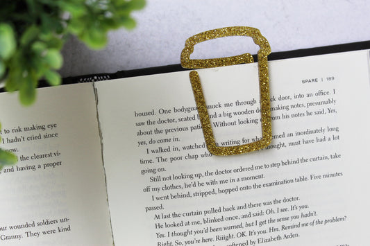 Custom To Go Coffee Cup Shaped Bookmark