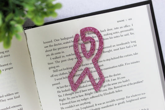Custom Awareness Ribbon Shaped Bookmark