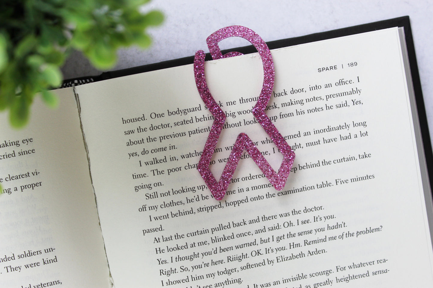 Custom Awareness Ribbon Shaped Bookmark