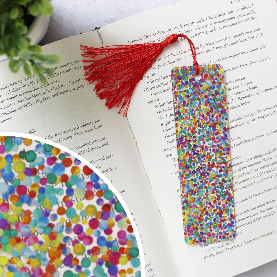 Rainbow Dots Bookmark