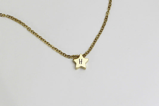 Personalized Tiny Star Necklace