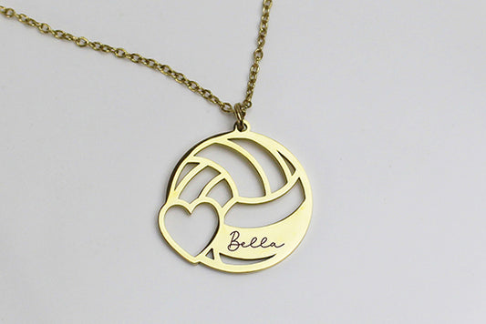 Personalized Volleyball Necklace