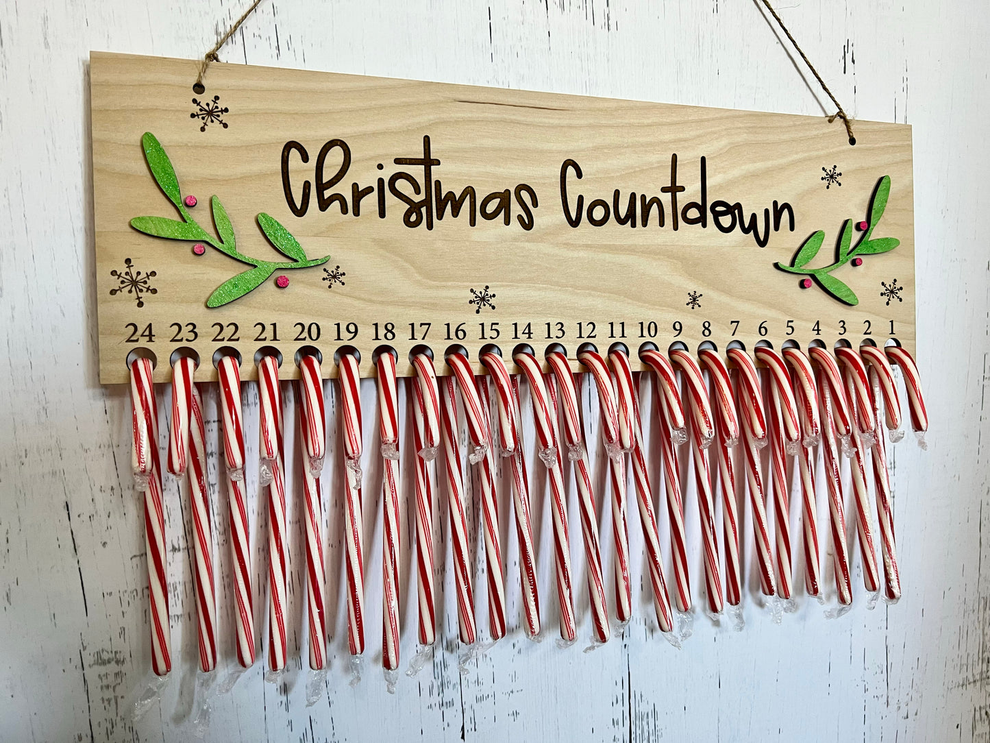 Candy Cane Christmas Countdown