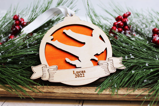 Personalized Karate Ornament