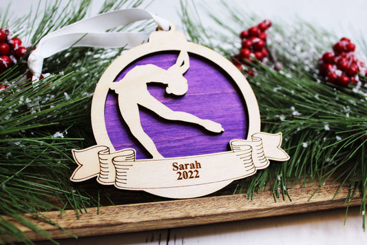 Personalized Figure Skating Ornament