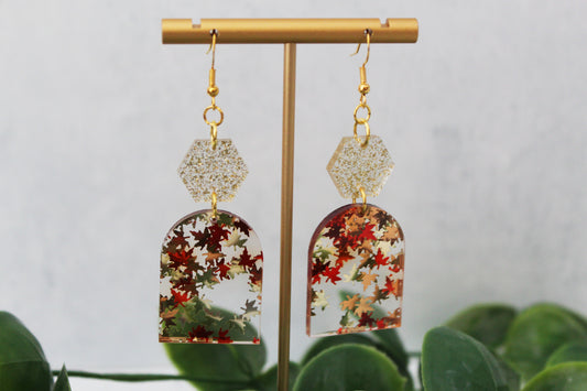 Fall Leaves Dangle Earrings