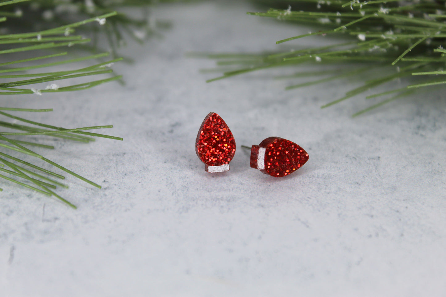 Christmas Light Stud Earrings