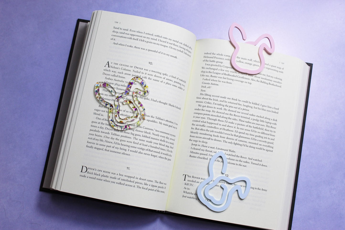 Custom Bunny Shaped Bookmark