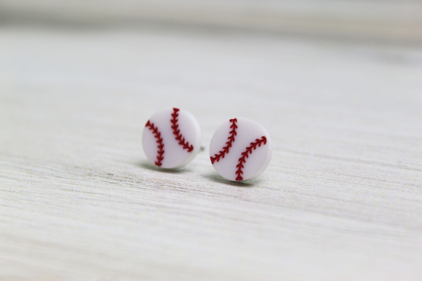 Baseball Stud Earrings