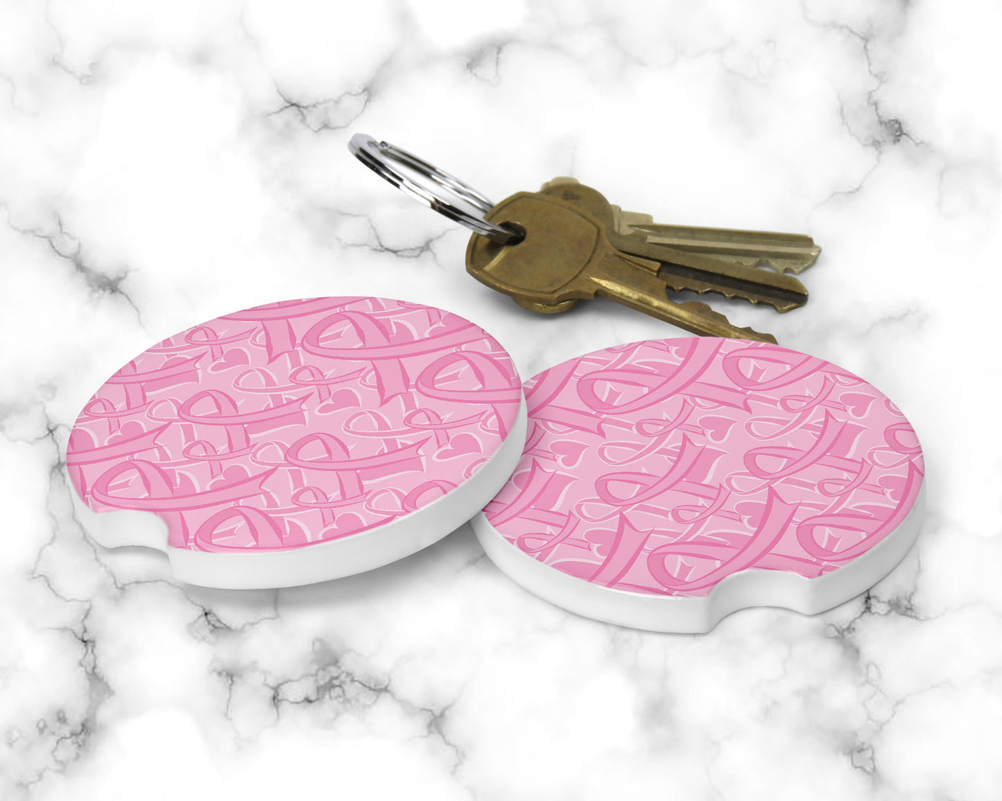 Awareness Ribbon Car Coasters