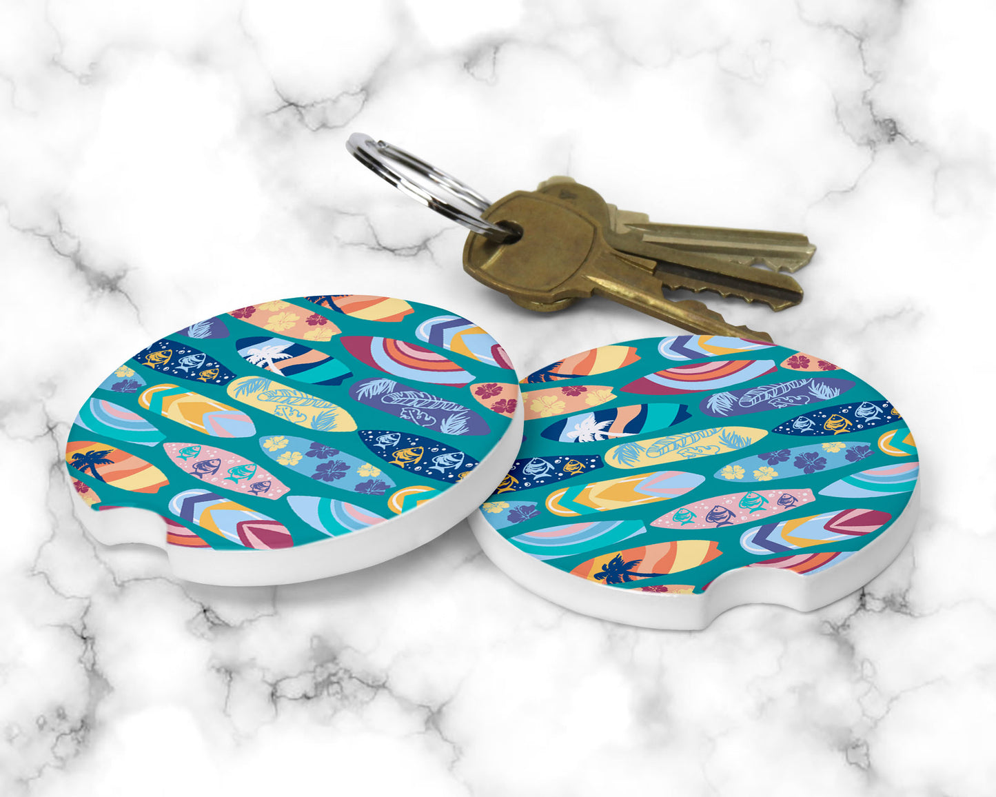 Surf Boards Car Coasters