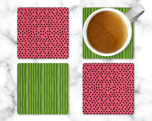 Watermelon Drink Coaster Set