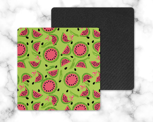 Multi Watermelon Drink Coasters