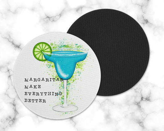 Blue Margarita Drink Coasters