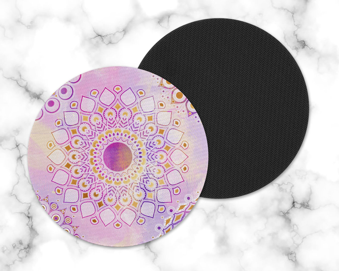 Set of 4 Mandala Drink Coasters