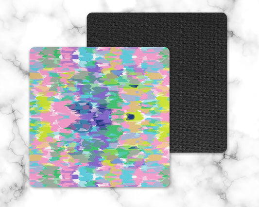 Caribbean Abstract Drink Coasters