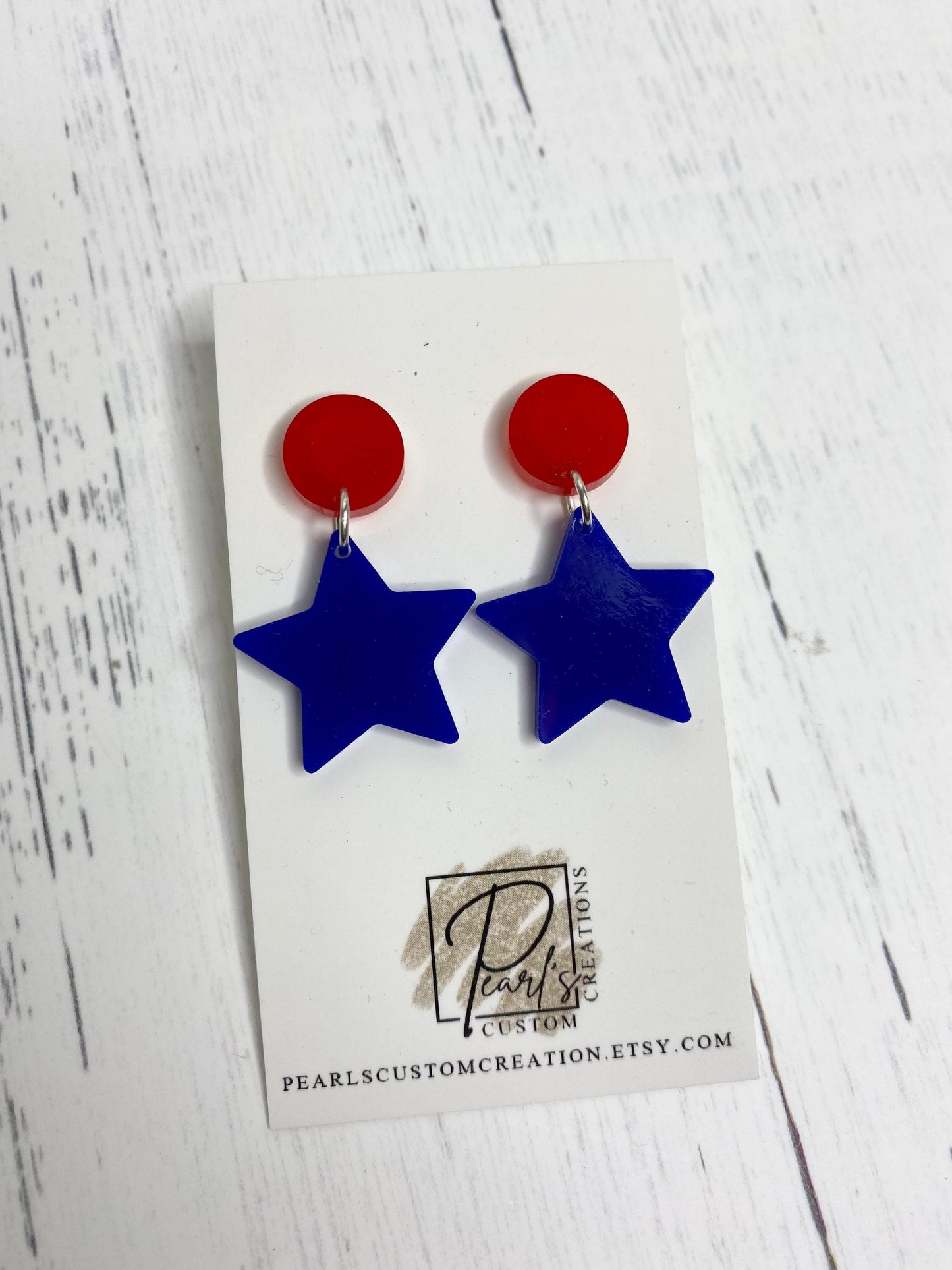 Star Dangle Earrings