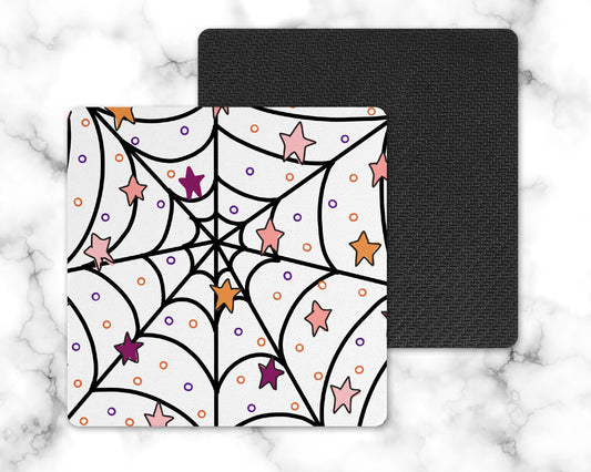 Spider Web Drink Coasters