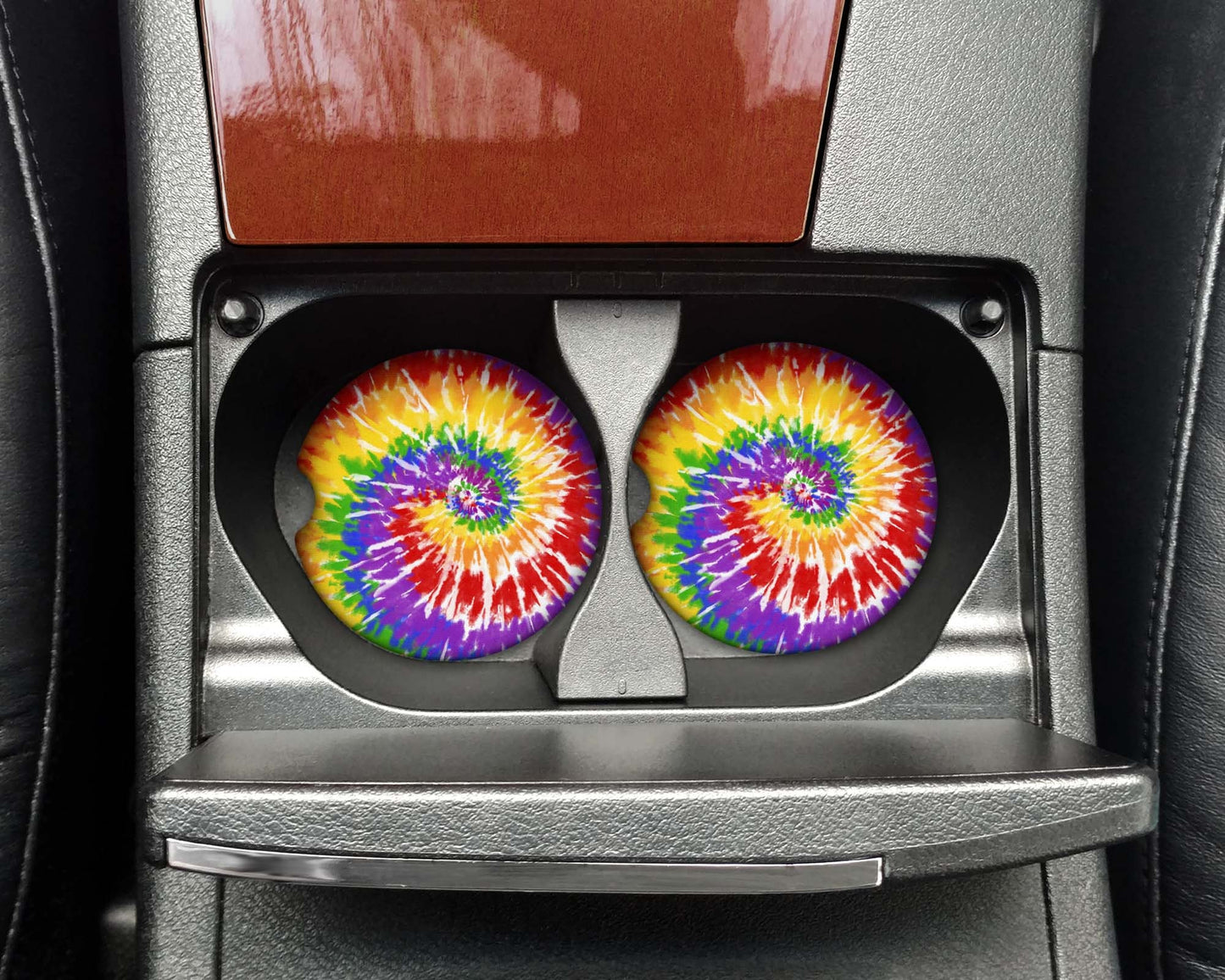 Tie Dye Car Coasters