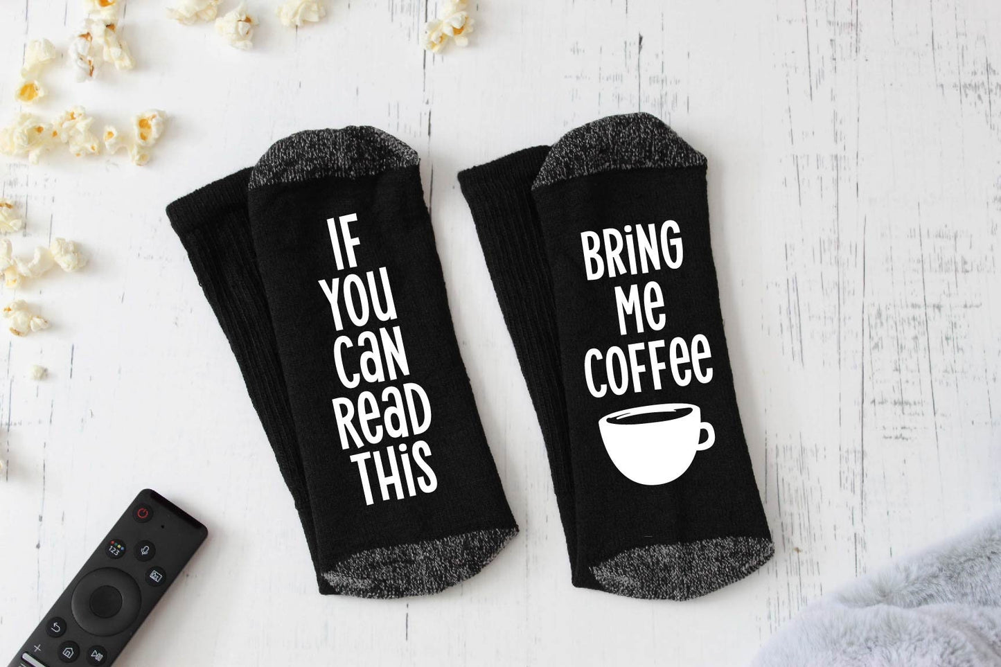 If You Can Read This, Bring Me Coffee Novelty Socks