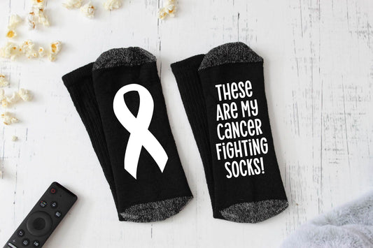 These Are My Cancer Fighting Socks