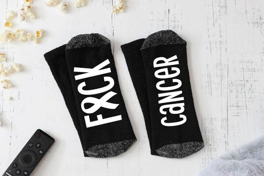 F*ck Cancer Novelty Socks