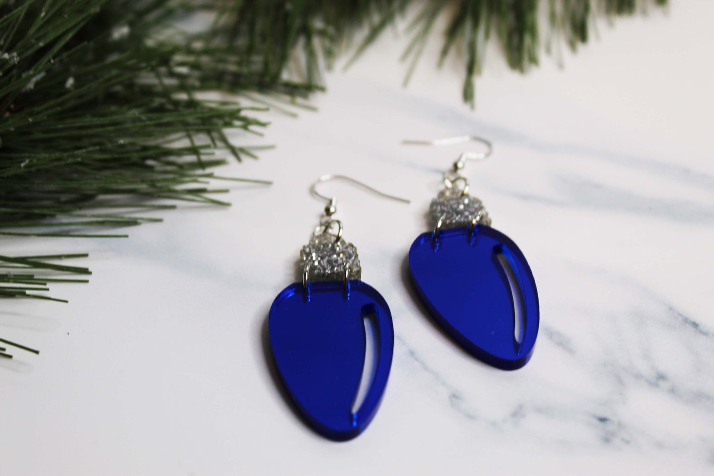 Christmas Light Earrings