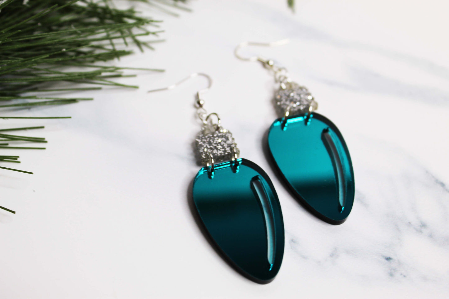 Christmas Light Earrings